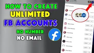 How To Create Unlimited Facebook Account Without Getting Disabled 2024 || create multi Facebook free