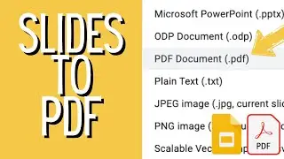 How To Convert Google Slides to PDF - Full Guide