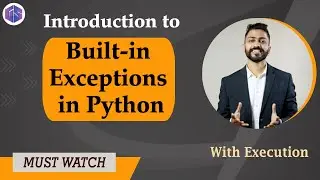 Lec-29: Built-in Exceptions in Python | Python 🐍 for Beginners