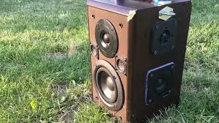 DIY 200W Boom Box whit ZK-TB21 Amp