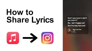 How To Share Lyrics From Apple Music On Your Instagram Stories