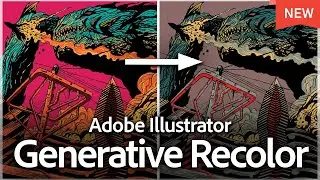 How To Use New Recolor in Adobe Illustrator