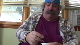 ASMR Eating Peach Yogurt