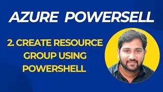 2. Create Azure Resource Group using PowerShell | #powershell #microsoft #azure #azurepowershell