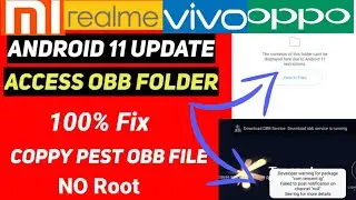 android 11 Obb Folder error
