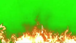 Fire Burning Green screen No copyright