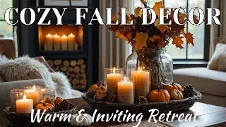 Cozy Fall Decor Ideas | Transform Your Modern Small Space into a Warm & Inviting Retreat