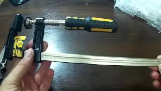 Струбцина столярная Tolsen F-образная Профи 50х250 мм  Tolsen joinery clamp