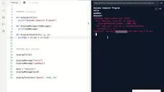 Passing Parameters to Functions