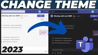 How to change theme in Microsoft Teams | Dark and light themes for chat and background