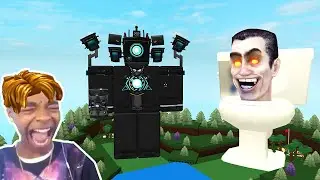 Roblox BUILD A BOAT Funny Moments Memes (CAMERAMAN VS SKIBI TOILET)