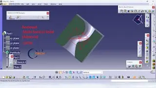 36. Removed Multi-Section Solid in CATIA || 2024