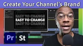 How to Brand Your YouTube Channel | Premiere Pro Tutorial with Josh Olufemii | Adobe Video