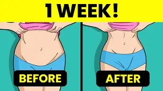 1 Week Flat Stomach Workout (intense abs fast) Lose Fat in 7 Days