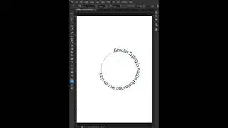 Type in Circle in Photoshop | Type Around a Circle in Photoshop
