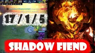 Как убивать врагов в СОЛО на SHADOW FIEND ? / new patch 7.32d раскачка через плюсики ФИЗИЧЕСКИЙ СФ