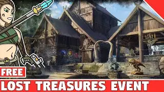 FREE HOUSE, HOUSEGUEST, PET, FACE & BODY MARKINGS in ESO! Elder Scrolls Online Lost Treasures Event