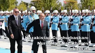 President of Kazakhstan Nursultan Nazarbayev in Ankara