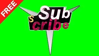 Subscribe Motion Animation Green Screen Effects★(MultiVerse Studio)