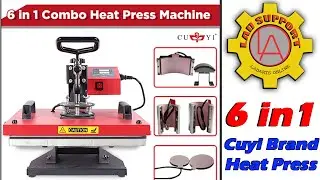 Combo Heat Press 6 in 1 ll Lad Support ll LadArts Online