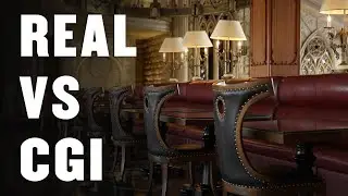 Real Vs CGI | How we furnished a Gothic restaurant | Architectural Animation