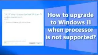 How to upgrade processor on windows (7-8-10)#how to upgrade a laptop processor#upgrade to windows 11