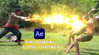 Avatar fire bending & flame Thrower Effect After Effect Tutorial