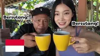 🇮🇩I tried BEST LUWAK COFFEE for the FIRST TIME! Lumburg Sari,Korean girl in Indonesia 인도네시아 여행