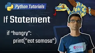 8. If Statement [Python 3 Programming Tutorials]