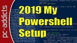 Powershell - My Setup at Work as a SysAdmin 