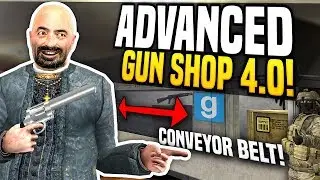 ADVANCED GUN SHOP 4.0 - Gmod DarkRP | Conveyor Belt System!