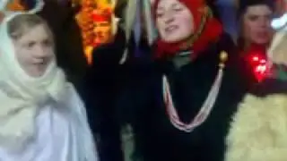 Колядовщики в Городке. 2016 год.