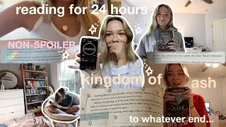 24 hour readathon❤️‍🔥🕰️ spoiler free reading vlog