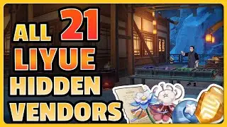 All Hidden Vendors in LIYUE !  (Location) [Genshin Impact]