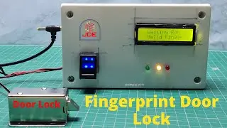 How to Make Fingerprint Door Lock Using Arduino | R307 Fingerprint Sensor