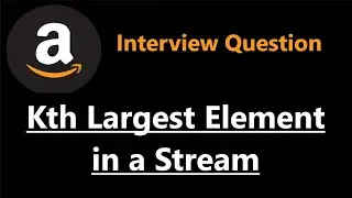 Kth Largest Element in a Stream - Leetcode 703 - Python