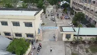 Vietnam Education Child School Drone Footage / WITHOUT COPYRIGHT FOOTAGE