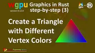 Rust wgpu (3): Create a Colorful Triangle