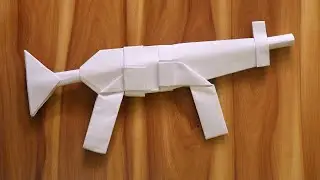 DIY - How to make PAPER WEAPON -  MP4 GUN from A4 paper