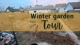 Winter Garden Tour | How to Grow in a small backyard