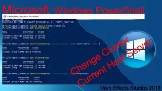 Microsoft Windows Powershell Move Current server in Failover Cluster group