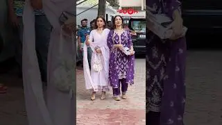 Bhumi Pednekar ARRIVES with sister at Shilpa Shetty's Ganpati Puja 😍 #bhumipednekar #shorts