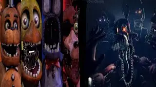 WİTHERED and NİGHTMARE SİNG THE FNAF SONG