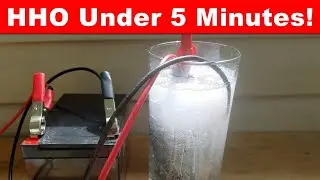 HHO Generator - Water to Fuel Converter - (Under 5 Minutes!)