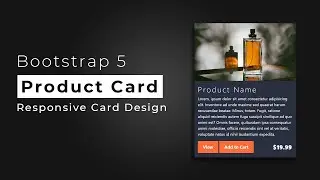 Bootstrap 5 Responsive Product Card Design