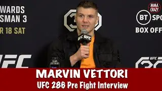 Full Marvin Vettori UFC 286 Pre Fight Interview