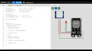 Wokwi ESP32 Simulator with PIR Sensor...