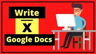 How to put a Bar Over a Letter In Google Docs | x Bar In Google Docs