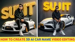 How To Create 3D Ai Car Name Image Kaise Banaye | Trending Car Name Video Editing