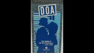 D.O.A July Preview Tape VHS opening (Disney/Touchstone) 1988 60FPS